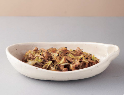 Stir-fried White Cabbage with Noodles