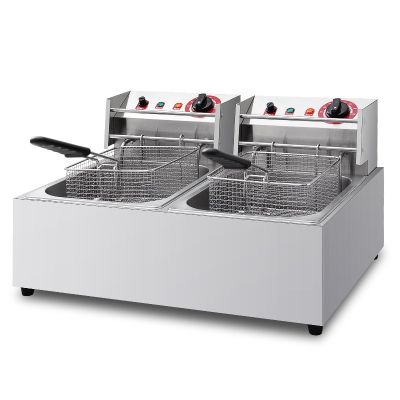 REDOR TABLE TOP ELECTRIC DEEP FRYER 8L + 8L RD-EF-82