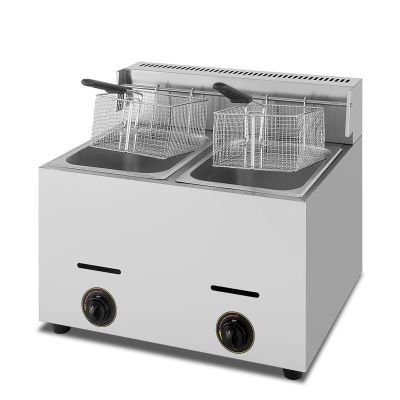 REDOR TABLE TOP GAS DEEP FRYER 10L X 2 RD-GF-72