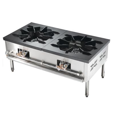 MSM Double Burner Stock Pot BTU 120,000 SP-200