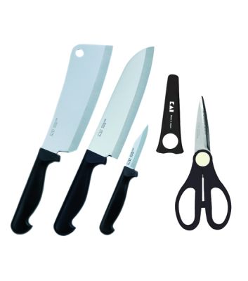 KAI 1300N Series 4-Pc Knife + Scissors Set 1300-4A