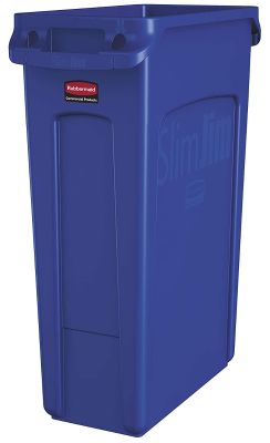 RUBBERMAID Vented Slim Jim® 23Gallon