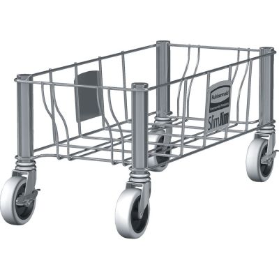 RUBBERMAID Vented Slim Jim® Stainless Steel Dolly