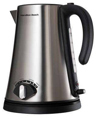 HAMILTON BEACH (household) Stainless Steel 1.7 Liter Cordless Kettle with Adjustable Temperature, Strix 40992-SAU