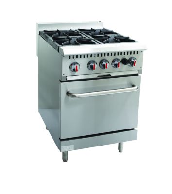 CHEFONIC 4 Open Burner Range With Oven  S24-6