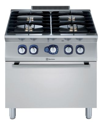 ELECTROLUX 4-Burner Gas Range on Gas Oven 800 MM E7GCGH4CG0 (371002)