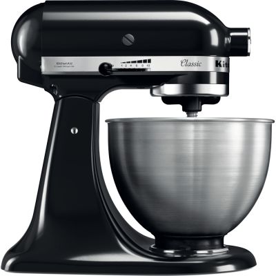 KITCHENAID 4.3L Classic Tilt Head Stand Mixer (Metallic Glossy - Onyx Black) 5K45SSBOB