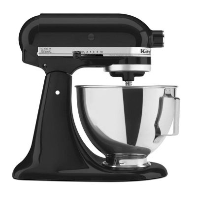 KITCHENAID 4.8L Artisan Tilt Head Stand Mixer (Onyx Black) 5KSM150PSBOB