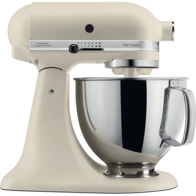 KITCHENAID 4.8L Artisan Tilt Head Stand Mixer with Twin Bowls (Matte Fresh Linen) 5KSM175PSBFL