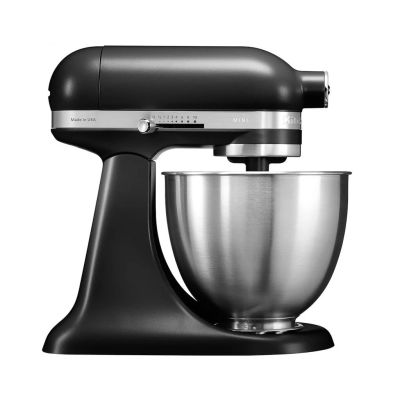 KITCHENAID 3.3L Artisan Mini Tilt Head Stand Mixer (Matte Black) 5KSM3311XBBM