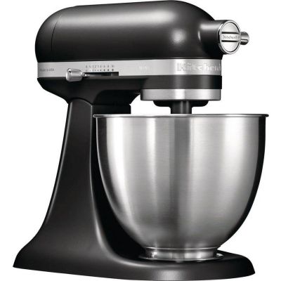 KITCHENAID 3.3L Artisan Mini Tilt Head Stand Mixer (Matte Black) 5KSM3311XBBM