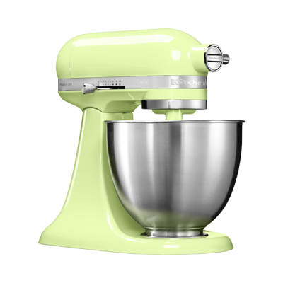 KITCHENAID 3.3L Artisan Mini Tilt Head Stand Mixer (Honey Dew) 5KSM3311XBHW