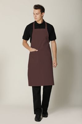 GREENCHEF Bib Apron - Brown ABRB610PC