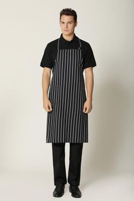 GREENCHEF Bib Apron - Big Stripes ADB610PC