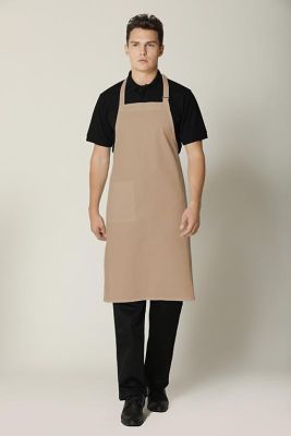 GREENCHEF Bib Apron - Khaki AKB610PC