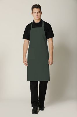 GREENCHEF Bib Apron - Olive Green AOGB610PC