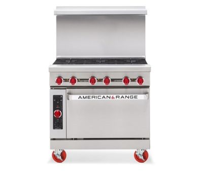 AMERICAN RANGE 6 Open Burner with Oven AR-6