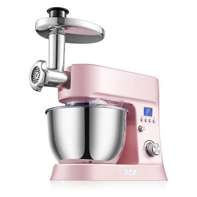 ACA Mixer with Jug &amp; Meat Grinder (Pink) ASM-PE1210A