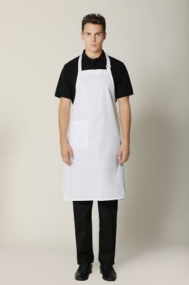 GREENCHEF Bib Apron - White AWB610PC