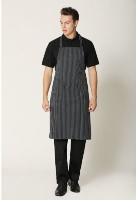 GREENCHEF Bib Apron - Small Stripes AXB610PC