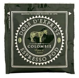 Cafes Richard Espresso Pods COLOMBIE (Box of 25 pods)