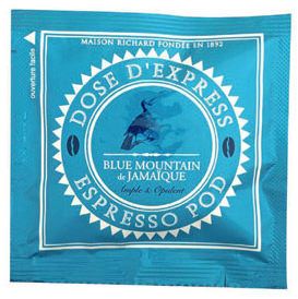 Cafes Richard Espresso Pods BLUE MOUNTAIN (Box of 25 pods)