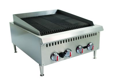 CHEFONIC Countertop Charbroiler WJRB24 - BTU 80,000