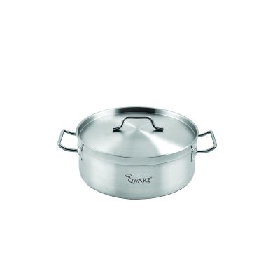 QWARE 2590 4LTR SANDWICH BOTTOM CASSEROLE POT CHN-POT-058