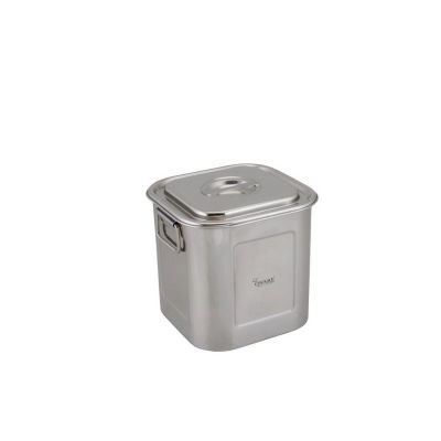 QWARE 105405 S/S SQUARE BAIN MARIE(HANDLE) 6L CHN-POT-149