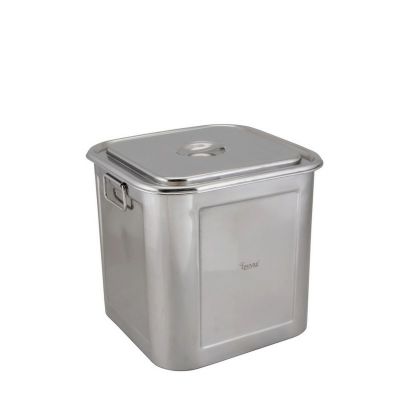 QWARE 105409 S/S SQUARE BAIN MARIE(HANDLE) 20L CHN-POT-153