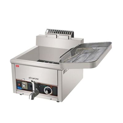 CN COUNTER TOP SINGLE GAS FRYER WITH TAP CN-GF15L-T.ZO0