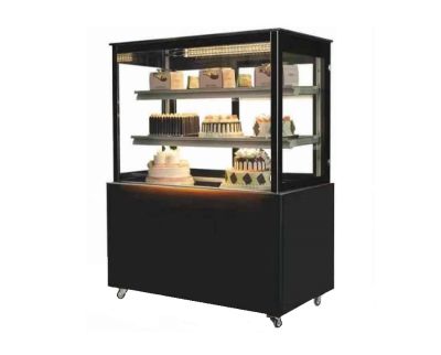 CN 3 Tier Floor Standing Cake Showcase - 3 FT (Black Marble Base) CN-RCS900-3L-S.HO08-M