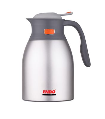 ENDO 1.5L Anti-Bac Double Stainless Steel Handy Jug-ASSRTD CX-1005 (Matt Silver)