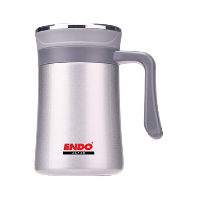 ENDO 500ml Anti-Bac Double S/Steel Vacuumised Desk Mug CX+1008