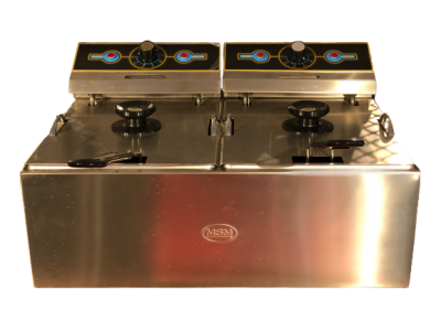 MSM 5.5L Countertop Double Tank Deep Fryer DF-6000