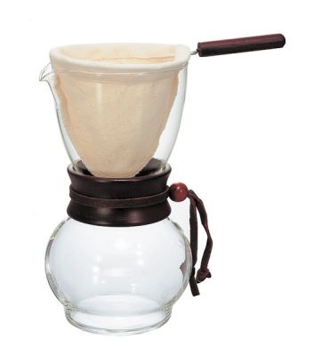 HARIO 480ml Drip Pot Wood Neck DPW-3