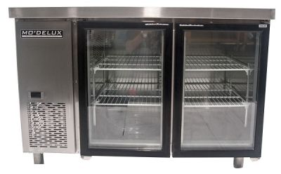 MODELUX Glass 2 Door Counter Chiller MGRT-2D7-1200