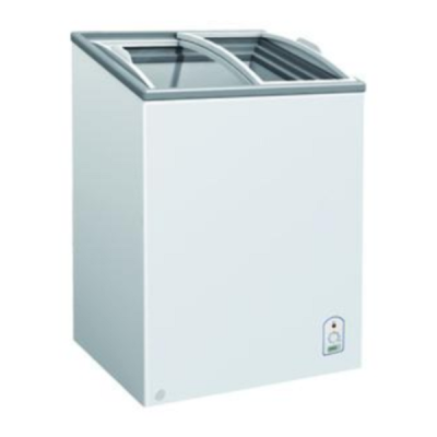 ABLE WELL Chest Freezer - Curved Glass Lid F200 OCG