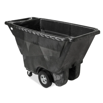 RUBBERMAID Strctural Foam Tilt Truck (Black) FG9T1400BLA (1/2 Cubid Yd), FG9T1500BLA (1 Cubic Yd)