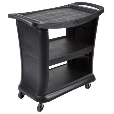 RUBBERMAID Executive Service Cart FG9T6800BLA