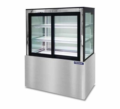 FREZMAC FRONT SLIDING DOOR CAKE SHOWCASE - SQUARE TYPE FMC-90SS-X