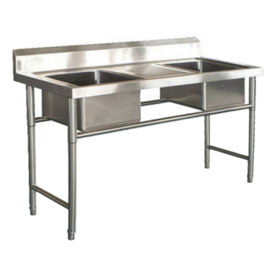 FRESH Double Bowl Sink Table FST1800-2MT