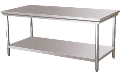 FRESH Stainless Steel Worktable W/1 Tier Undershelf FWT2100-1