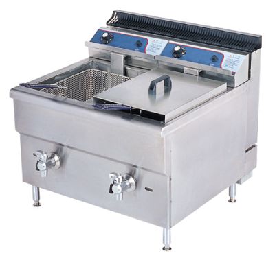 Golden Bull Double Tank Gas Fryer 2x17L (Counter Top) GF-182