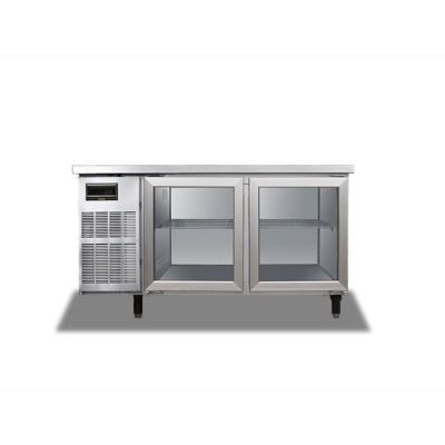 FREZMAC SS 2 DOOR UNDERCOUNTER CHILLER 1500MM (GLASS DOOR) FMT-5CG6