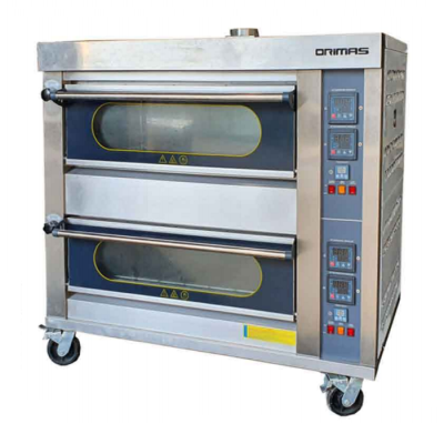 ORIMAS Industrial Stainless Steel Gas Oven 2 Deck GR-4M