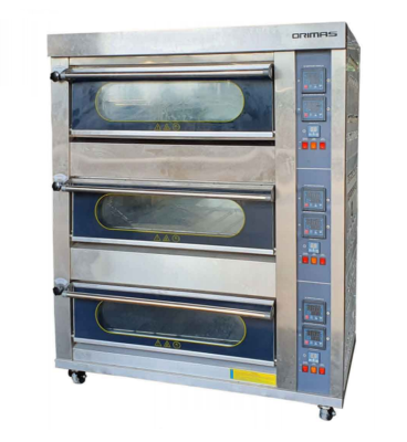 ORIMAS Industrial Stainless Steel Gas Oven 3 Deck GR-6M