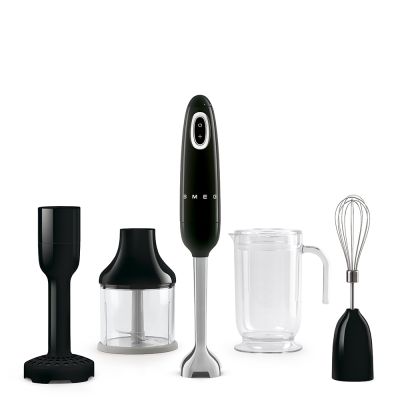 SMEG Hand Blender with Accessories (Cream, Black, Pastel Blue, Red) HBF02