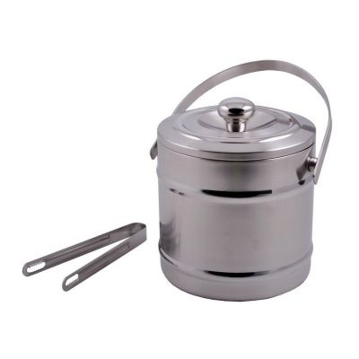 S-3425 DOUBLE WALL ICE BUCKET WITH TONG HK-BUCKET-001