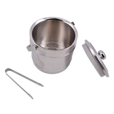 S-3425 DOUBLE WALL ICE BUCKET WITH TONG HK-BUCKET-001